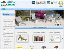 Tablet Screenshot of americanslings.com